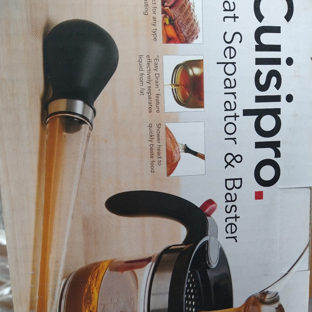 Cuisipro Fat Separator and 3-in-1 Baster Roasting Set - Picture 11 of 11